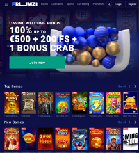 Frumzi Casino Screenshot