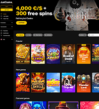 JustCasino Screenshot