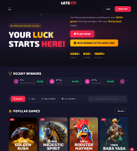 Lets777 Casino Screenshot