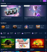 LunarSpins Casino Screenshot