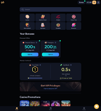 Odds96 Casino Screenshot