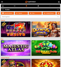 OptimBet Casino Screenshot