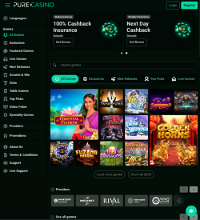 PureCasino Screenshot