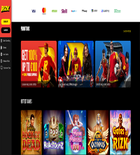 Rizk Casino Screenshot