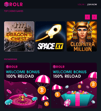 ROLR Casino Screenshot