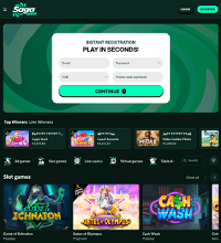 SagaSpins Casino Screenshot