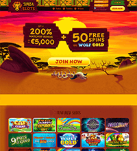 Simba Slots Casino Screenshot