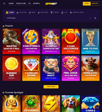 SpinBit Casino Screenshot