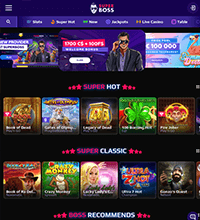 SuperBoss Casino Screenshot
