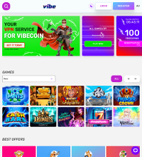 Vibe Casino Screenshot