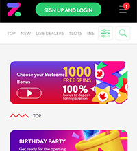 Zaza Casino Screenshot