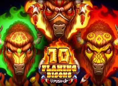 10 Flaming Bisons Logo