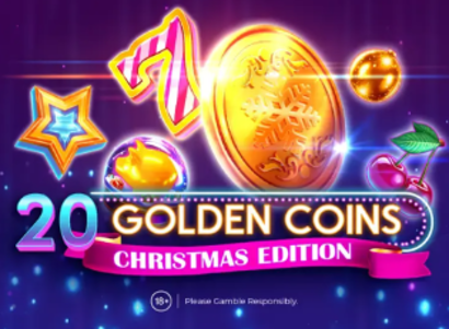 20 Golden Coins Christmas Edition Logo