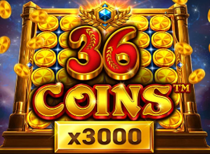 36 Coins x3000 Logo