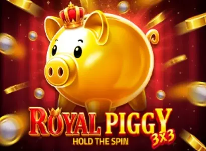 3x3 Royal Piggy Hold The Spin Logo