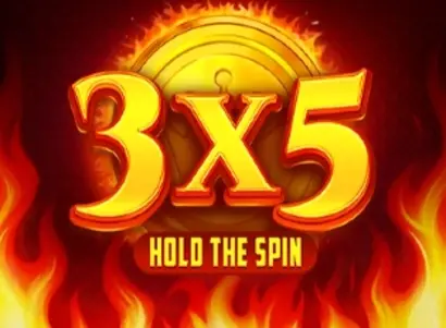 3x5 Hold The Spin Logo