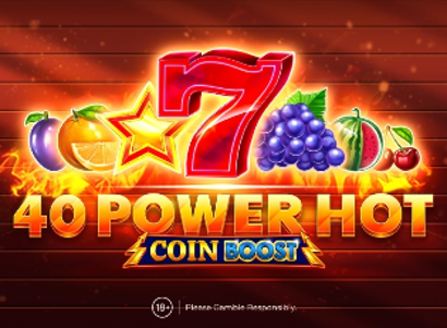 40 Power Hot Coin Boost Logo
