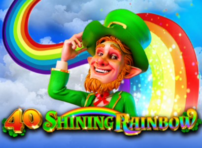40 Shining Rainbow Clover Chance Logo