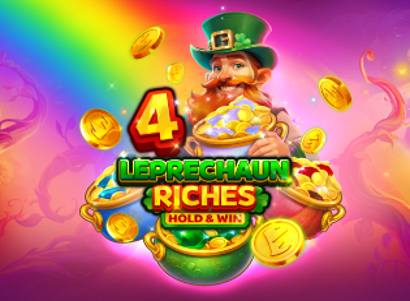 4 Leprechaun Riches Hold and Win Logo
