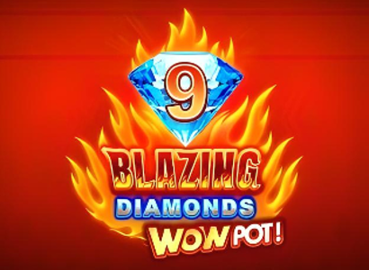 9 Blazing Diamonds WOWPOT 9 Blazing Diamonds WOWPOT Logo