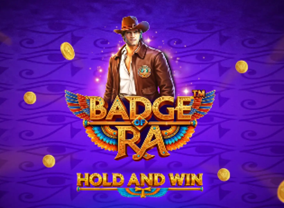 Badge of Ra Hold and Win Logo
