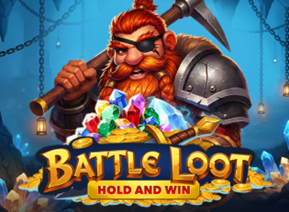 Battle Loot Hold and Win Logo