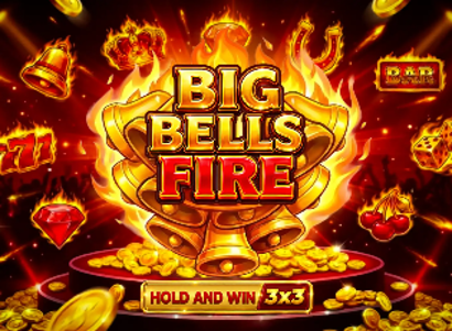 Big Bells Fire Hold and Win 3x3 Big Bells Fire Hold and Win 3x3 Logo