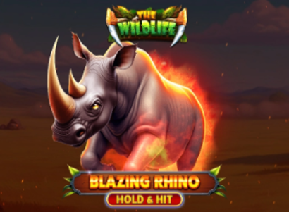 Blazing Rhino Hold and Hit Logo