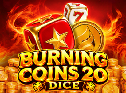 Burning Coins 20 Dice Logo