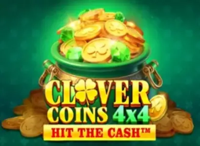 Clover Coins 4x4 Hit the Cash Logo