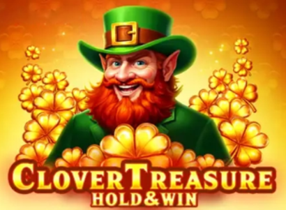 Clover Treasure Hold and Win Logo
