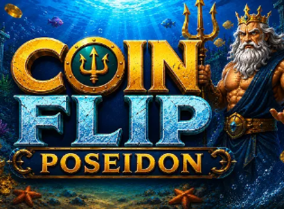 Coin Flip Poseidon Logo