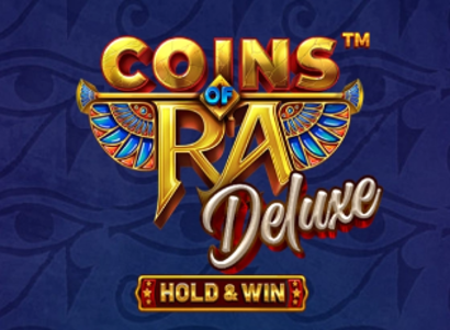 Coins of Ra Deluxe Hold and Win Logo