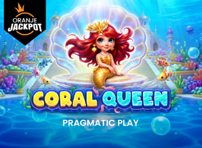 Coral Queen Oranje Jackpot Logo