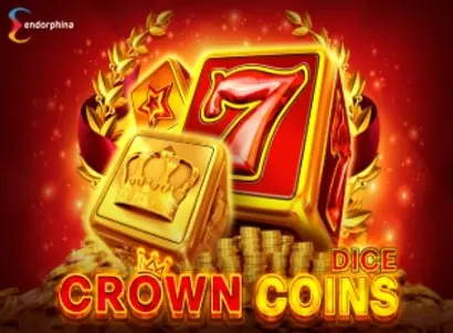 Crown Coins Dice Logo