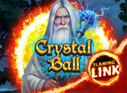 Crystal Ball Flaming Link Logo