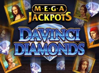 Da Vinci Diamonds MegaJackpots Da Vinci Diamonds MegaJackpots Logo