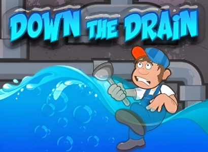 Down The Drain Logo