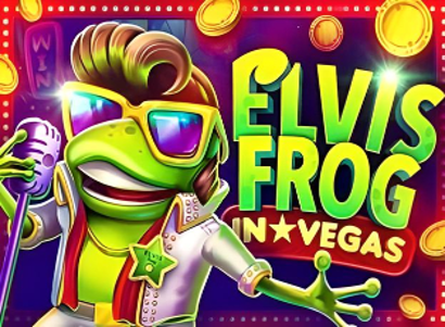 Elvis Frog in Vegas Logo