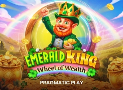 Emerald King Wheel of Wealth Logo
