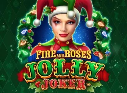 Fire and Roses Jolly Joker Logo