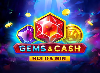 Gems And Cash Hold and Win Logo