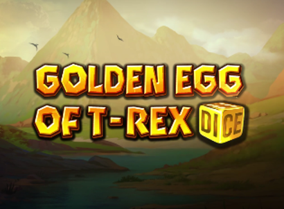 Golden Egg of TRex Dice Logo