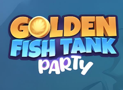 Golden Fish Tank Party Logo