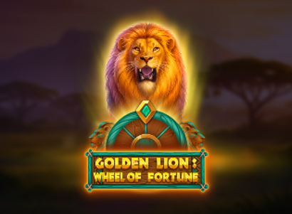 Golden Lion Wheel of Fortune Logo