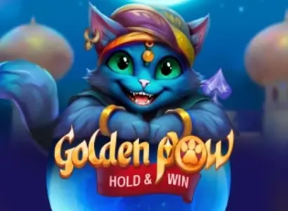 Golden Paw Hold and Win Logo