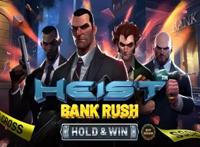 Heist Bank Rush Hold and Win Logo