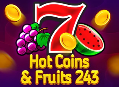 Hot Coins and Fruits 243 Logo