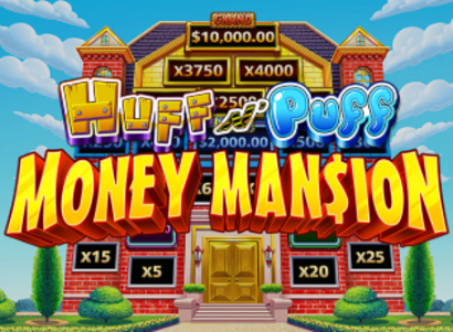 Huff N Puff Money Mansion Logo