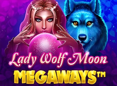 Lady Wolf Moon Megaways Logo